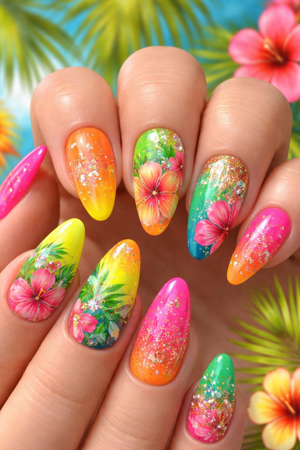 découvrez des idées créatives pour des ongles d'été éclatants et stylés, parfaits pour ajouter une touche de couleur et de fraîcheur à votre look estival.