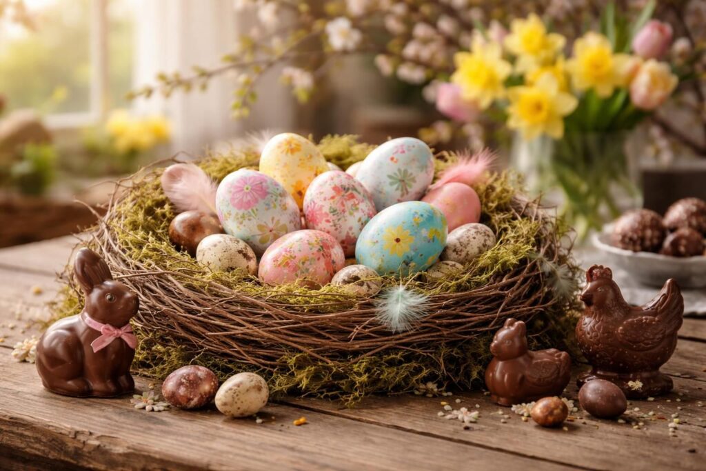 découvrez le nid de pâques, un trésor gourmand alliant délices sucrés et traditions festives pour célébrer pâques en famille.