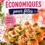 Assiette de bocadillos festifs avec divers ingrédients
