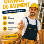 Déguisement d'ouvrier du bâtiment avec accessoires