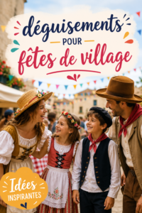 Une sélection de déguisements colorés pour une fête de village animée