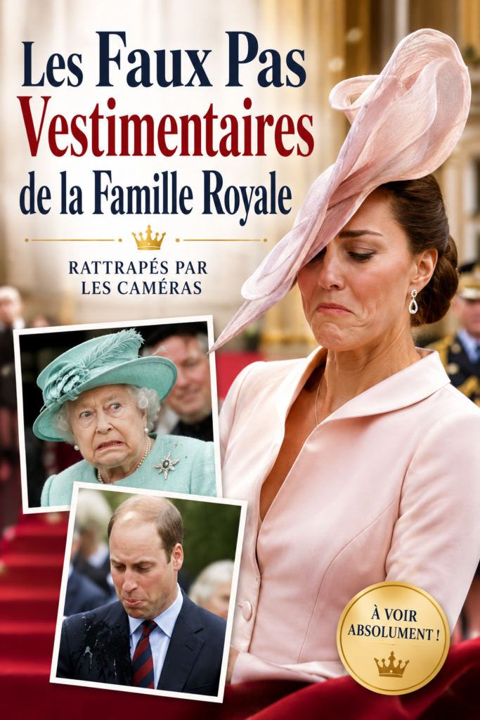 Faux pas mode de la famille royale lors d'un événement public, capturant des erreurs vestimentaires.