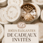 Idées de cadeaux de mariage élégants pour invités