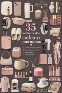 Image d'un cadeau soigneusement emballé pour un anniversaire de maman.