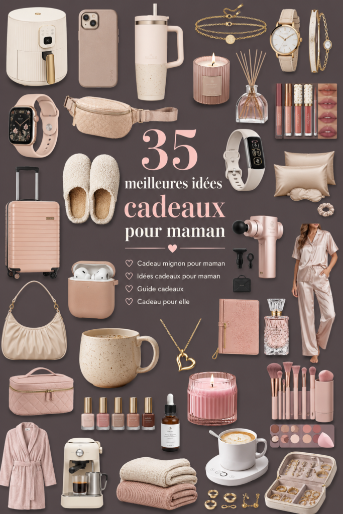 Image d'un cadeau soigneusement emballé pour un anniversaire de maman.