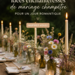 Un mariage romantique décoré de fleurs sauvages colorées