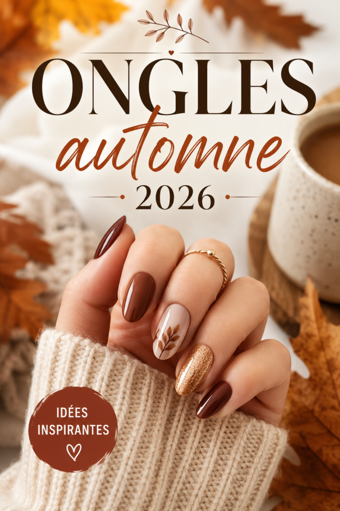 Capture de styles d'ongles tendance pour l'automne 2026, avec des couleurs variées et des designs élégants.