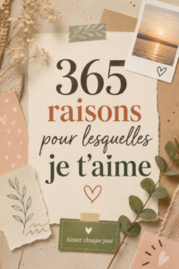 Une femme souriante présentant un calendrier rempli de gestes romantiques
