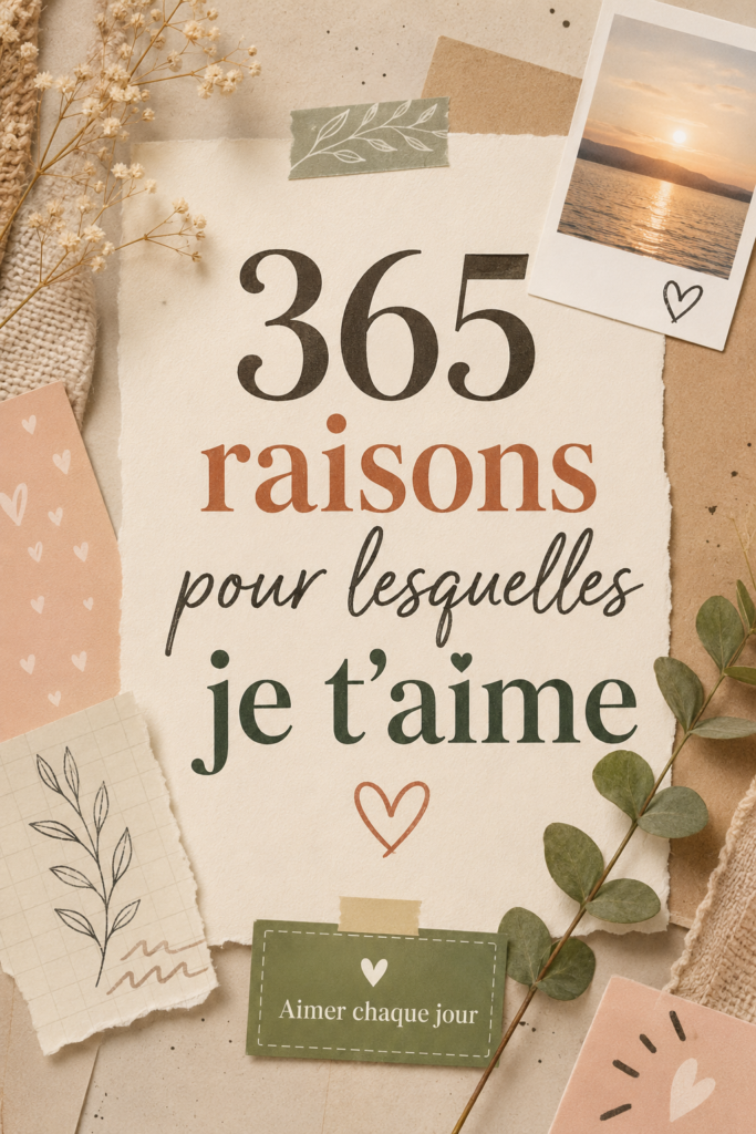 Une femme souriante présentant un calendrier rempli de gestes romantiques