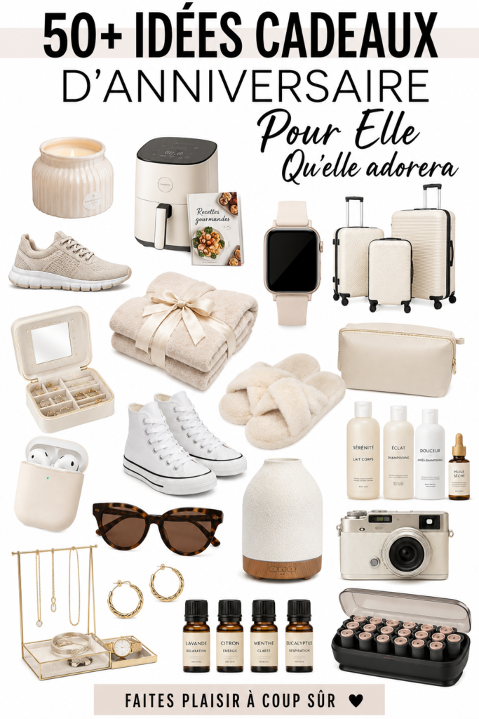 Idées de cadeaux d'anniversaire pour femmes