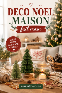 Une décoration de Noël maison avec des éléments naturels et faits main