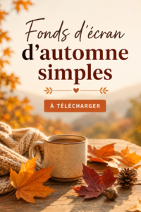 Exemple de fond d'écran d'automne avec des feuilles jaunes et oranges.