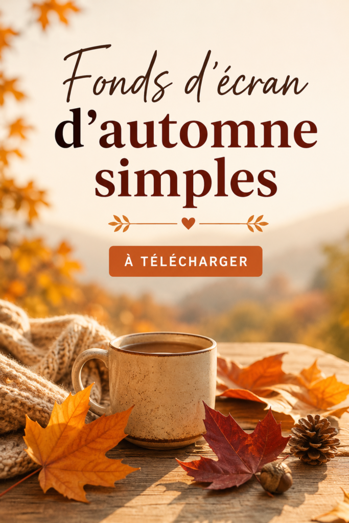 Exemple de fond d'écran d'automne avec des feuilles jaunes et oranges.