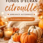 Fonds d'écran citrouille décoratif en arrière-plan