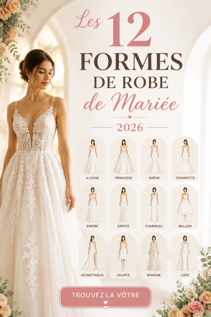 Robe de mariée moderne en 2026