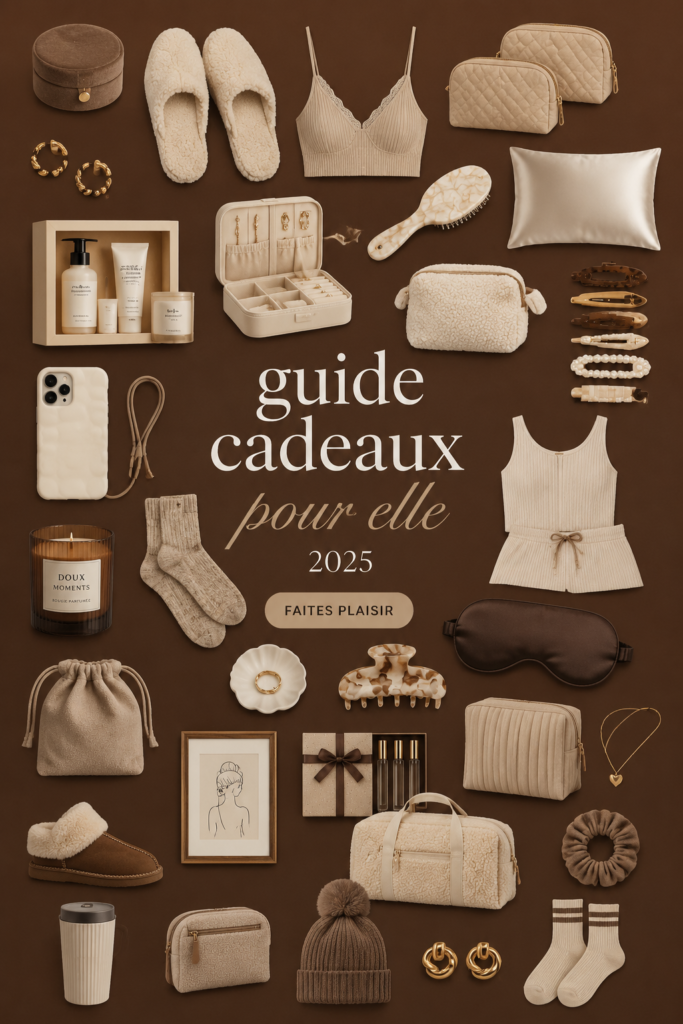 Un assortiment de cadeaux soigneusement sélectionnés pour les femmes en 2025.