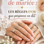Manucure de mariée avec des ongles bien soignés et élégants