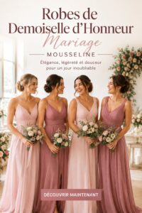 Robes de demoiselle d'honneur en mousseline de Babaroni
