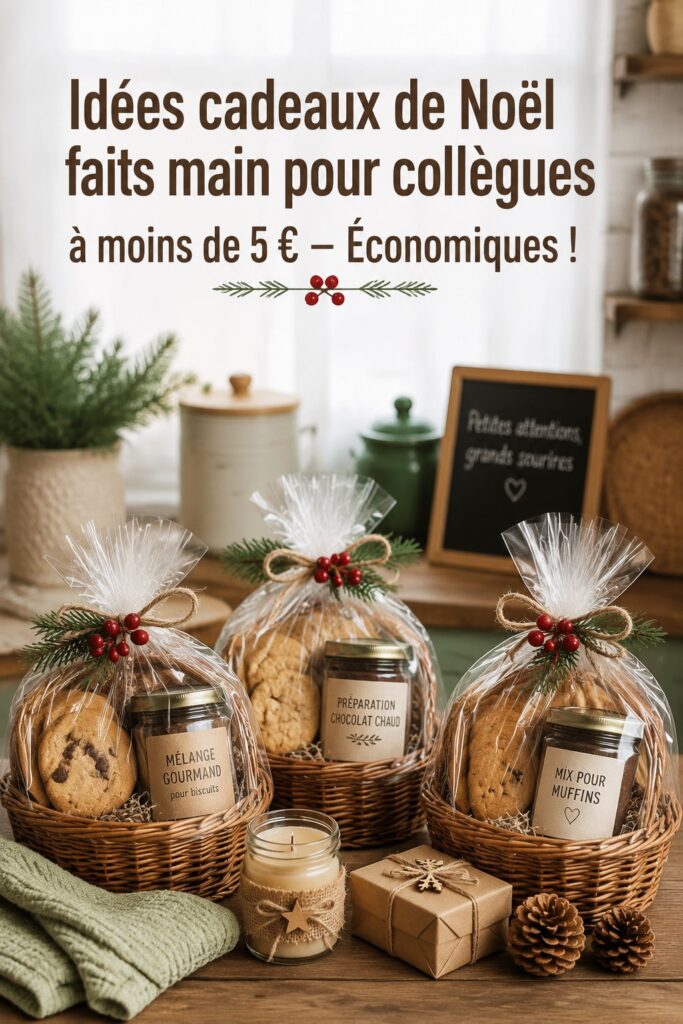 Idées de cadeaux de Noël DIY uniques et abordables pour collègues