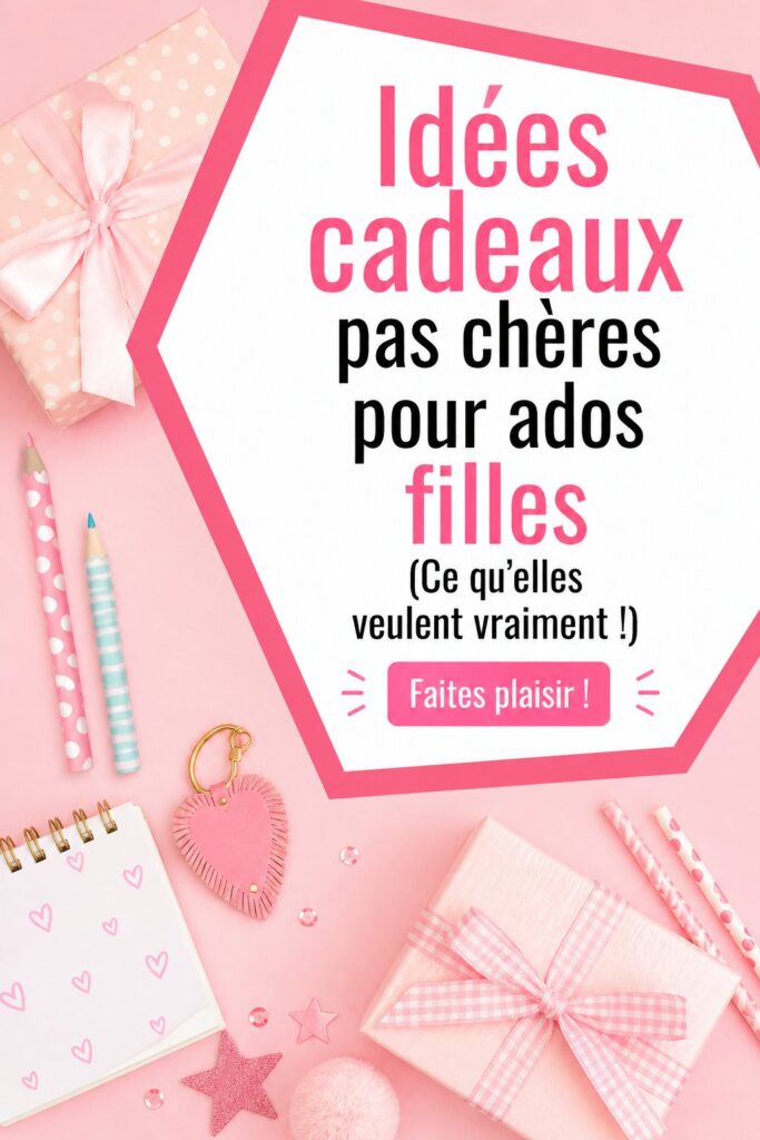 Une sélection de cadeaux pour adolescentes à prix abordables, incluant accessoires et idées créatives.