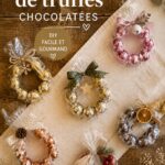 Une couronne de chocolats faites maison idéale pour un cadeau de Noël.
