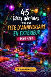Un anniversaire en plein air avec des jeux et une décoration colorée.