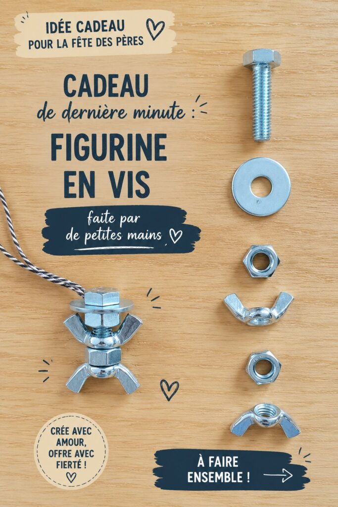 Cadeau fait main coloré pour la fête des pères