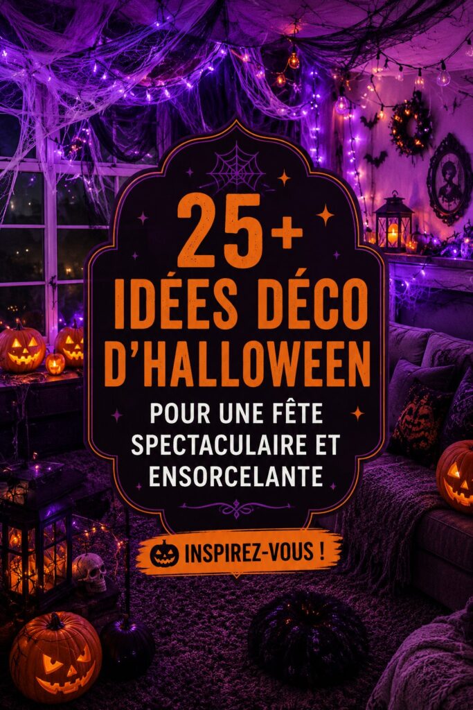 Des décorations d'Halloween uniques créent une ambiance mystérieuse