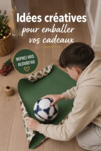 Emballages cadeaux créatifs avec des éléments naturels et colorés