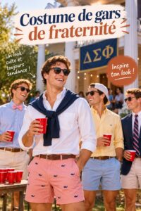 Costume d'homme élégant inspiré de l'esprit de fraternité