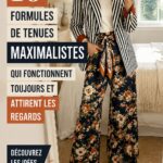 Une femme portant une tenue maximaliste colorée, attirant tous les regards dans un cadre urbain.