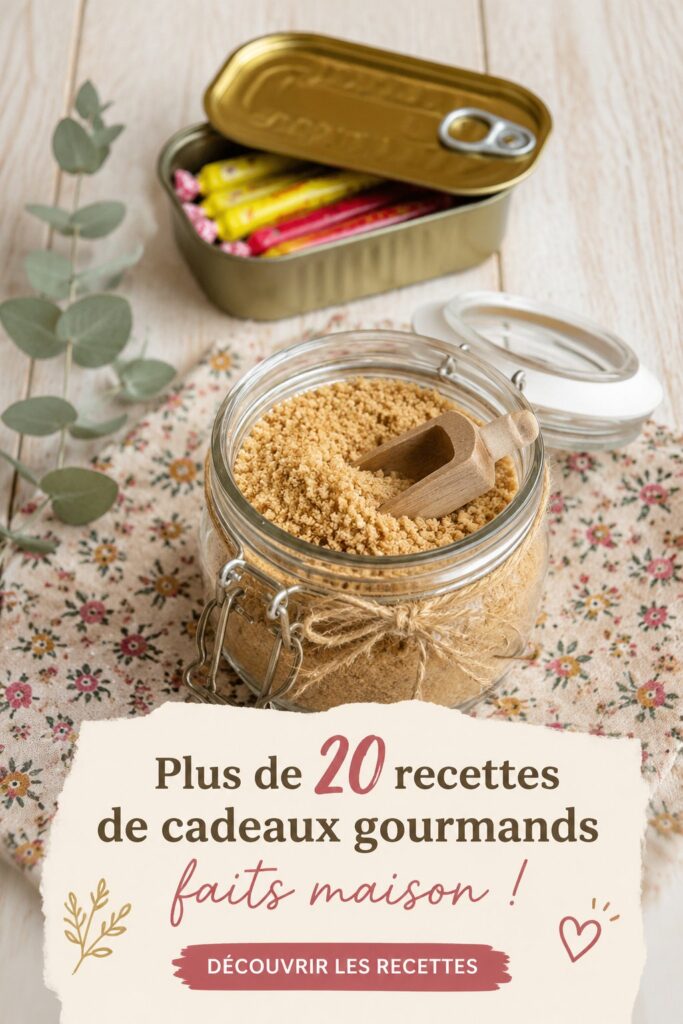 Un assortiment de cadeaux gourmands faits maison sur une table