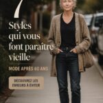 Femme élégante après 60 ans en tenue moderne et chic